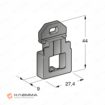 Кронштейн монтажный под один винт M5 (MTA). 0100430_20