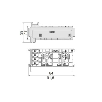 Модуль предохранителей и реле MINIVALMINI (MTA) комплект с держателями. 0101504_KIT.2_20