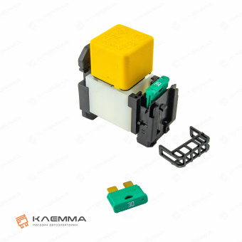 Держатель реле MINI и предохранителя UNIVAL (MTA) комплект 30А. 4410245_KIT.22_06
