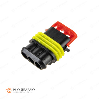 Корпус разъема 3-контактного SUPERSEAL 1.5 мама (MTA). 4423660_02
