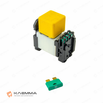 Держатель реле MINI и предохранителя UNIVAL (MTA) комплект 30А. 4410245_KIT.22_07