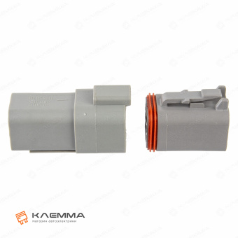 Корпус разъема DT 6-контактного мама (Deutsch). DT06-6S_05