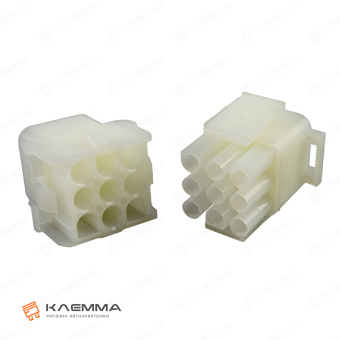 Корпус разъема 9-контактного Universal MATE-N-LOK папа (TE). 1-480706-0_04