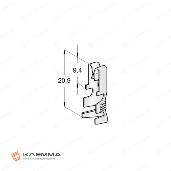 Клемма неизолированная UNI F630 (MTA)_20