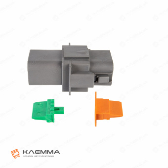Корпус разъема DT 8-контактного с защелкой W8S мама (Deutsch). DT06-8SA+W8S_06