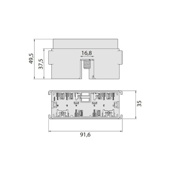 Модуль предохранителей MAXIVAL (MTA) комплект с держателями. 0101470_KIT.2_20