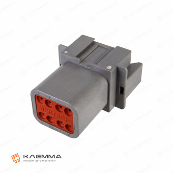 Корпус разъема DT 8-контактного папа (Deutsch). DT04-8PA_03