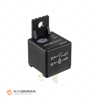 Реле MINI 4-контактное 24В 30А (Hella). 4RA 965 400-031_01