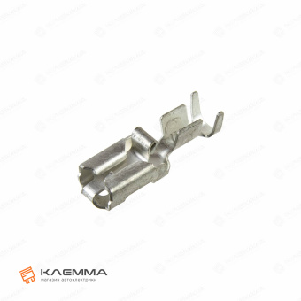 Клемма неизолированная Faston F6.3 POSITIVE LOCK CuZn-Sn (TE) сечение 2.5-4.0 мм2. 154717-3_01