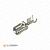 Клемма неизолированная Faston F6.3 POSITIVE LOCK CuZn-Sn (TE) сечение 2.5-4.0 мм2