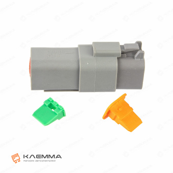 Корпус разъема DT 6-контактного с защелкой W6S мама (Deutsch). DT06-6S+W6S_06