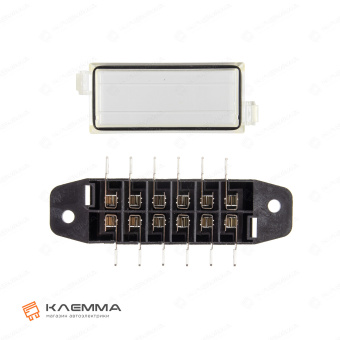 Блок монтажный 6 предохранителей UNIVAL боковой вывод (MTA). 0100600_06