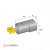 Разъем силовой 2-контактный POWER папа (MTA). 4440400_KIT_20