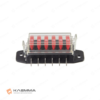 Блок монтажный 6 предохранителей UNIVAL боковой вывод (MTA). 0100600_13