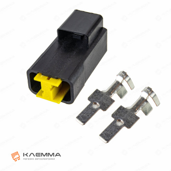 Разъем 2-контактный POWER папа (MTA) сечение 10.0-16.0 мм2. 4440400_KIT.23_04