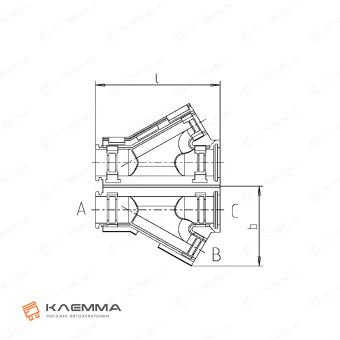 Разветвитель Y-образный form B (Schlemmer) 17-13-17. 9817201_10