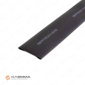 Термоусадочная трубка с клеевым слоем ТТК (2:1) 20/10 (КВТ) цвет чёрный, метр