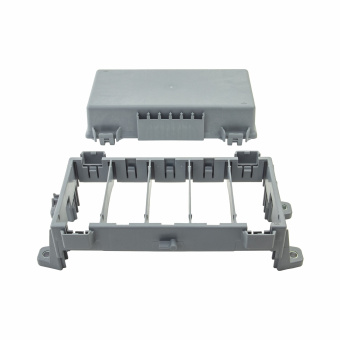 Рамка под модули 5-секционная с защелками с крышкой (MTA) комплект. 0301706_KIT_04