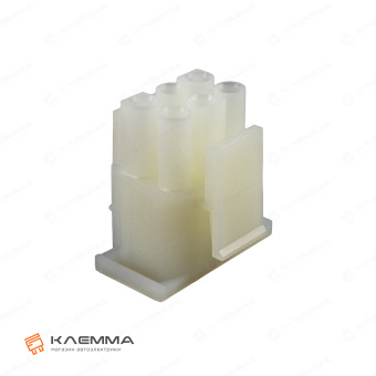 Корпус разъема 6-контактного Universal MATE-N-LOK папа (TE). 1-480704-0_02