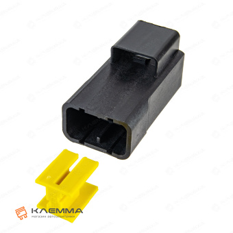 Корпус разъема силового 2-контактного POWER папа (MTA). 4440400_03