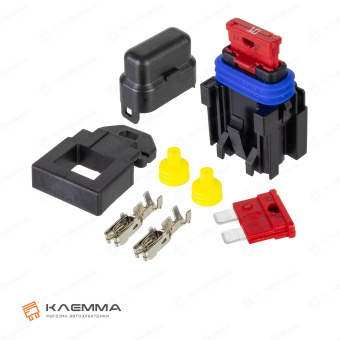 Держатель предохранителя UNIVAL 10А (MTA) с кронштейном и предохранителями. 0301310_KIT.2_04