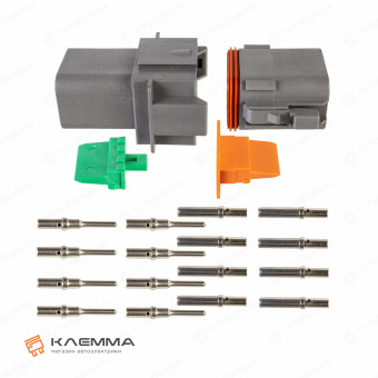 Разъем вп 8-контактный DT (Deutsch) 0.5-1.0 мм2. DT06-8_KIT.41_03