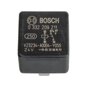 Реле MINI 5-контактное 24В 20А без шунта (Bosch). 0332209211_4