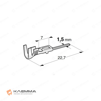 Клемма низ S-SEAL M150 (MTA) 1.0-1.5 мм2. 1105550_20