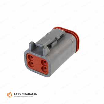 Корпус разъема DT 4-контактного мама (Deutsch). DT06-4S_04