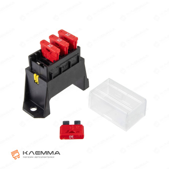 Блок монтажный 4 предохранителя UNIVAL осевой вывод (MTA). 0100540_05