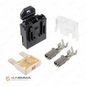 Держатель предохранителя MAXI наборный (MTA) с кронштейном и предохранителями 80 А