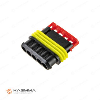 Корпус разъема 5-контактного SUPERSEAL 1.5 мама (MTA). 4423700_02