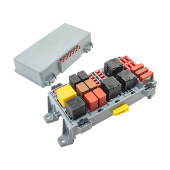 Рамка под модули 5-секционная с защелками с крышкой (MTA) комплект. 0301706_KIT_12