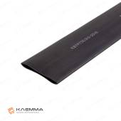 Термоусадочная трубка с клеевым слоем ТТК (3:1) 25/8 (КВТ) цвет чёрный, метр