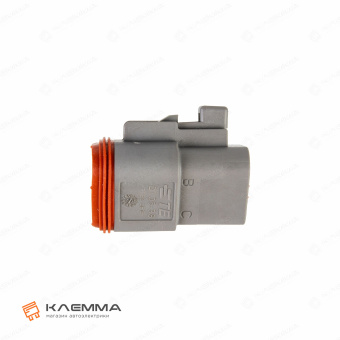 Корпус разъема DT 3-контактного мама (Deutsch). DT06-3S_03