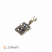 Клемма неизолированная F630E (MTA) сечение 0.35-0.5 мм2