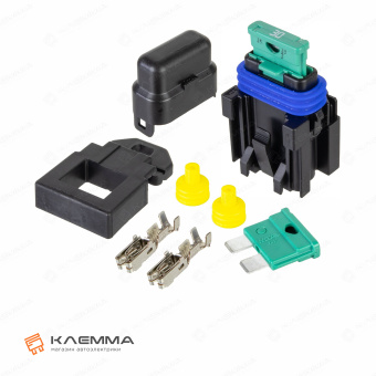 Держатель предохранителя UNIVAL 30А (MTA) с кронштейном и предохранителями. 0301330_KIT.2_04