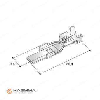Клемма низ M630 (MTA) 6.0-8.0 мм2. 1107992_20