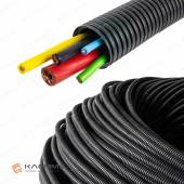 Гофра неразрезная PPmod стандартный профиль (Schlemmer) диаметр 17.0 мм, бухта 200 метров