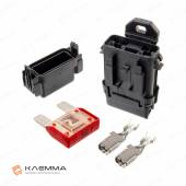 Держатель предохранителя MAXI влагостойкий (MTA) с кронштейном и предохранителями 50 А