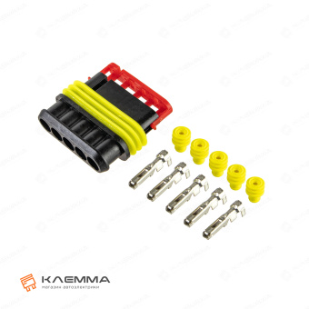 Разъем 5-контактный SUPERSEAL 1.5 мама (MTA). 3050132_02