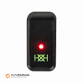 Клавиша с подсветкой и индикацией включения "Блокировка дифференциала колес" (ENG)