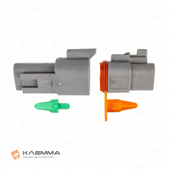 Корпус разъема DT 3-контактного с защелкой W3P папа (Deutsch). DT04-3P+W3P_07