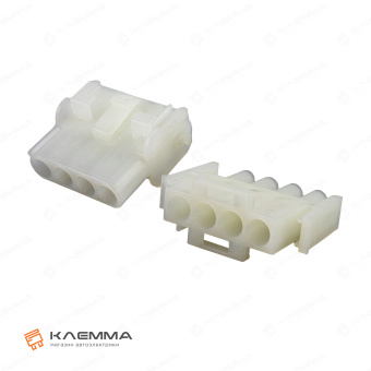 Разъем 4-контактный Universal MATE-N-LOK мама-папа (TE). 1-480703-0_KIT2_04