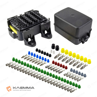 Блок для 18 предохранителей MINI и 4 реле MICRO (MTA). 0101568_KIT_05