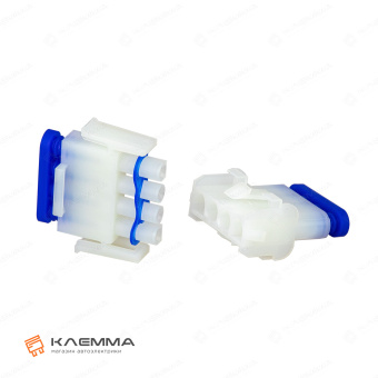 Разъем 4-контактный Universal MATE-N-LOK мама-папа (TE). 1-480703-0_KIT2_10