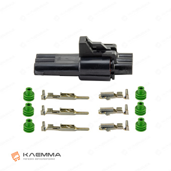 Разъем влагозащищенный 3-контактный SEAL 2.8 (MTA). 4423550_KIT_02