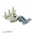 Клемма АКБ QUICK LOCK VQR минус. 1507601_03