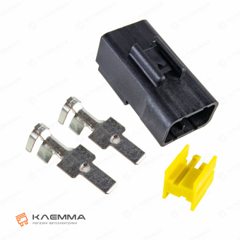 Разъем 2-контактный POWER папа (MTA) сечение 10.0-16.0 мм2. 4440400_KIT.23_02