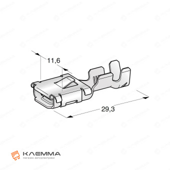 Клемма низ POWER F950 (MTA) 10-16 мм2. 1707742_20